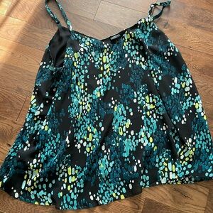 Torrid Stylish Black and Teal Women's Top NWT